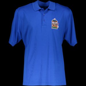 This all sport men's button polo shirt 100% polyester interlock dry-wicking will keep you comfortable in the casinos when playing high limit slots with the minimal placket design and shoulder taping it will give a look like a professional gambler